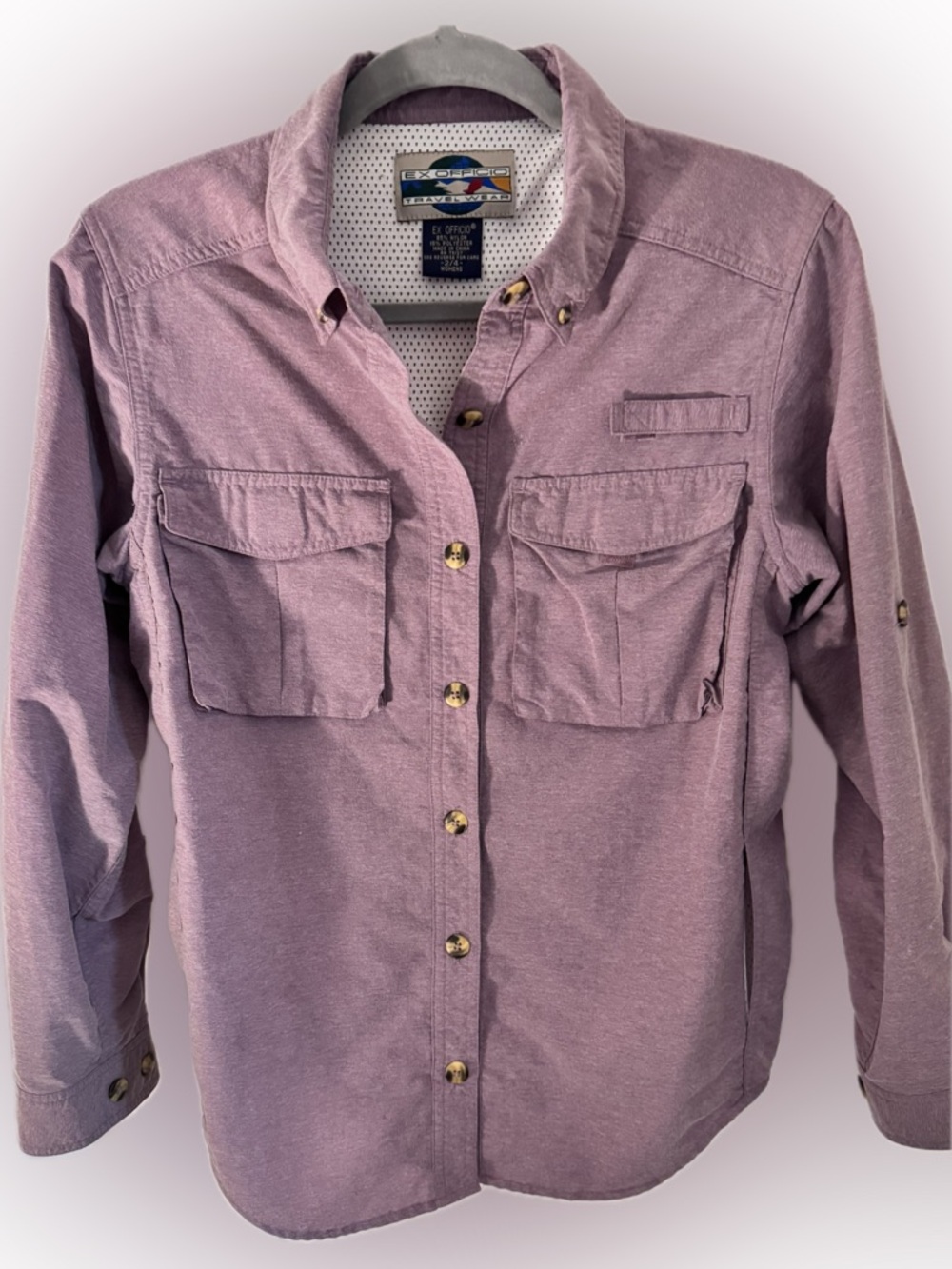 ExOfficio Travel Shirt Women’s- Size 2/4 | Lightweight Quick-Dry Outdoorsy Top